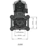 New DLE85 Gasoline Engine 85CC for Model Airplane